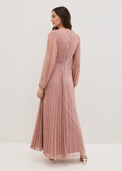 Harper Pale Pink Pink Maxi Dress - Pale Pink