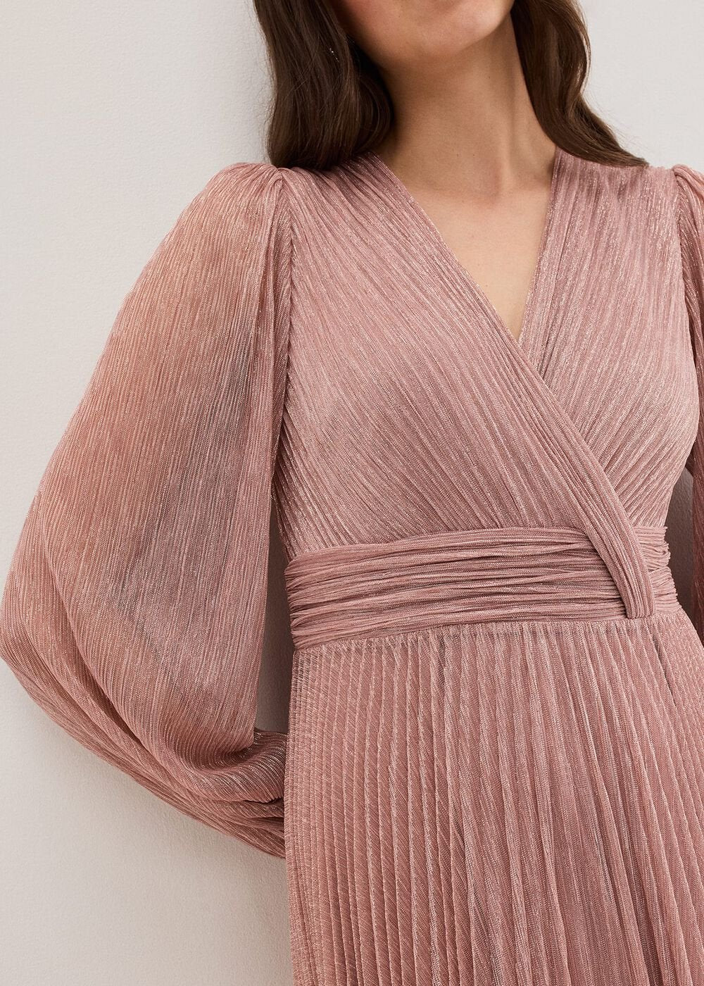 Harper Pale Pink Pink Maxi Dress - Pale Pink
