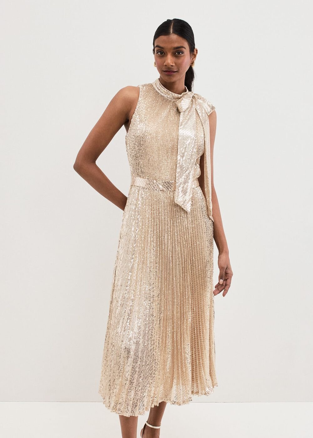 Sammy Silver Sequin Dress - Silver