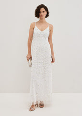 Alexia Ivory Embelished Maxi Dress - Ivory