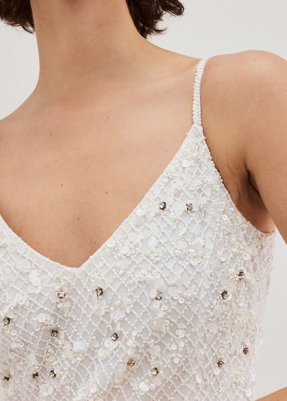 Alexia Ivory Embelished Maxi Dress - Ivory