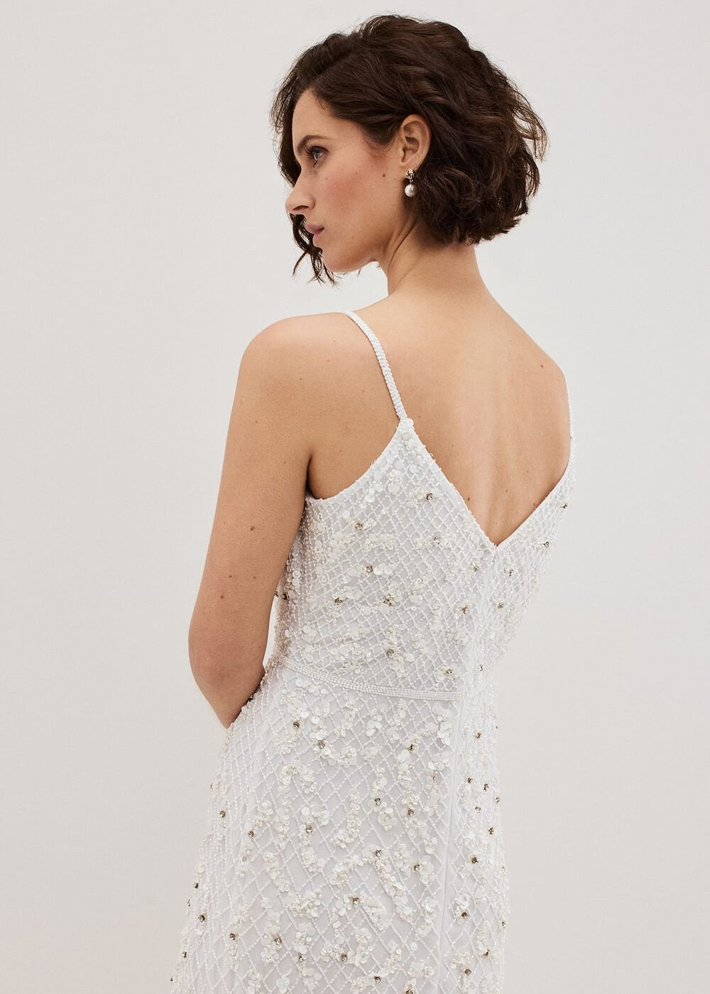 Alexia Ivory Embelished Maxi Dress - Ivory