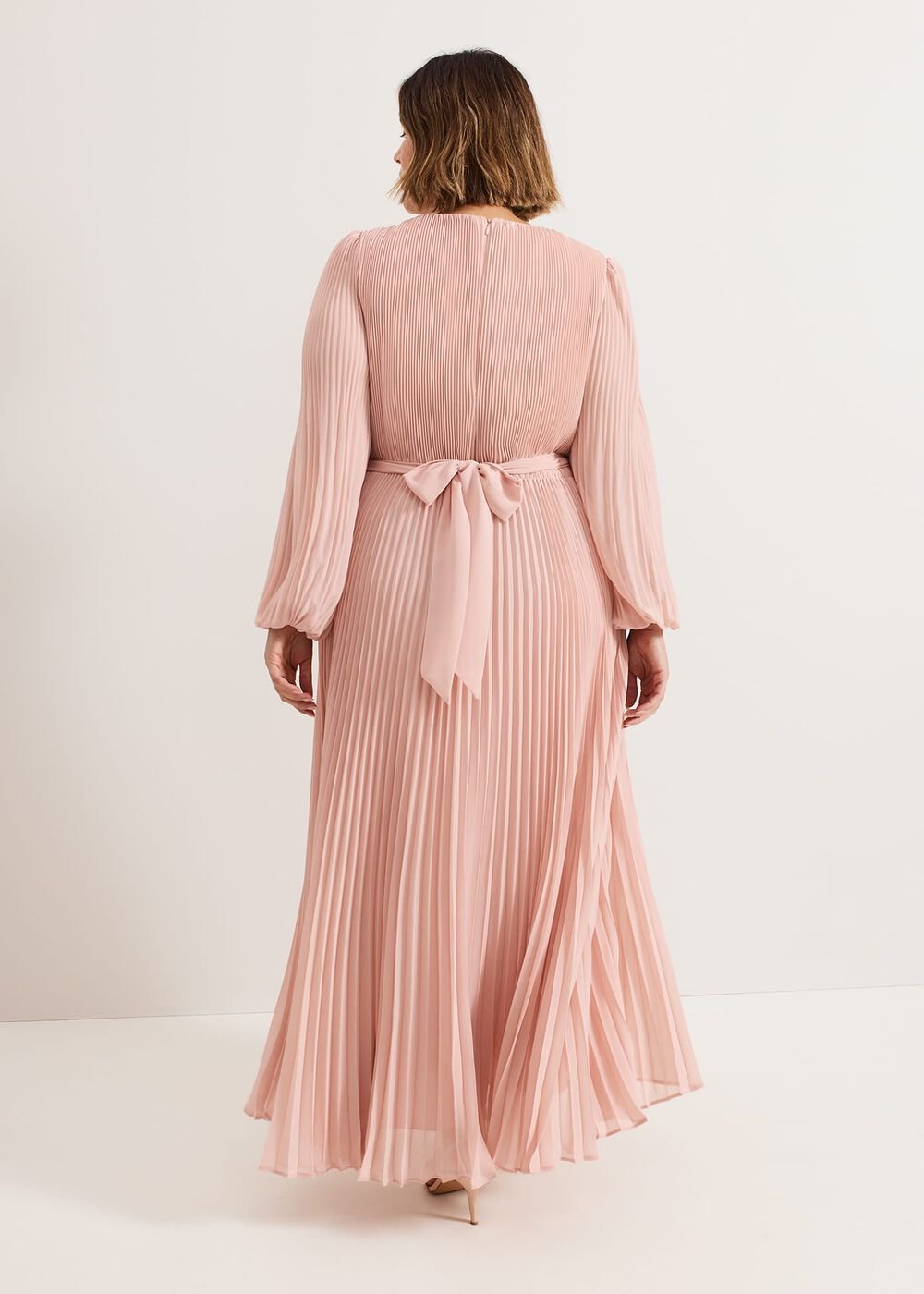 Isadora Pale Pink Maxi Dress - Pale Pink