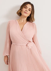 Isadora Pale Pink Maxi Dress - Pale Pink