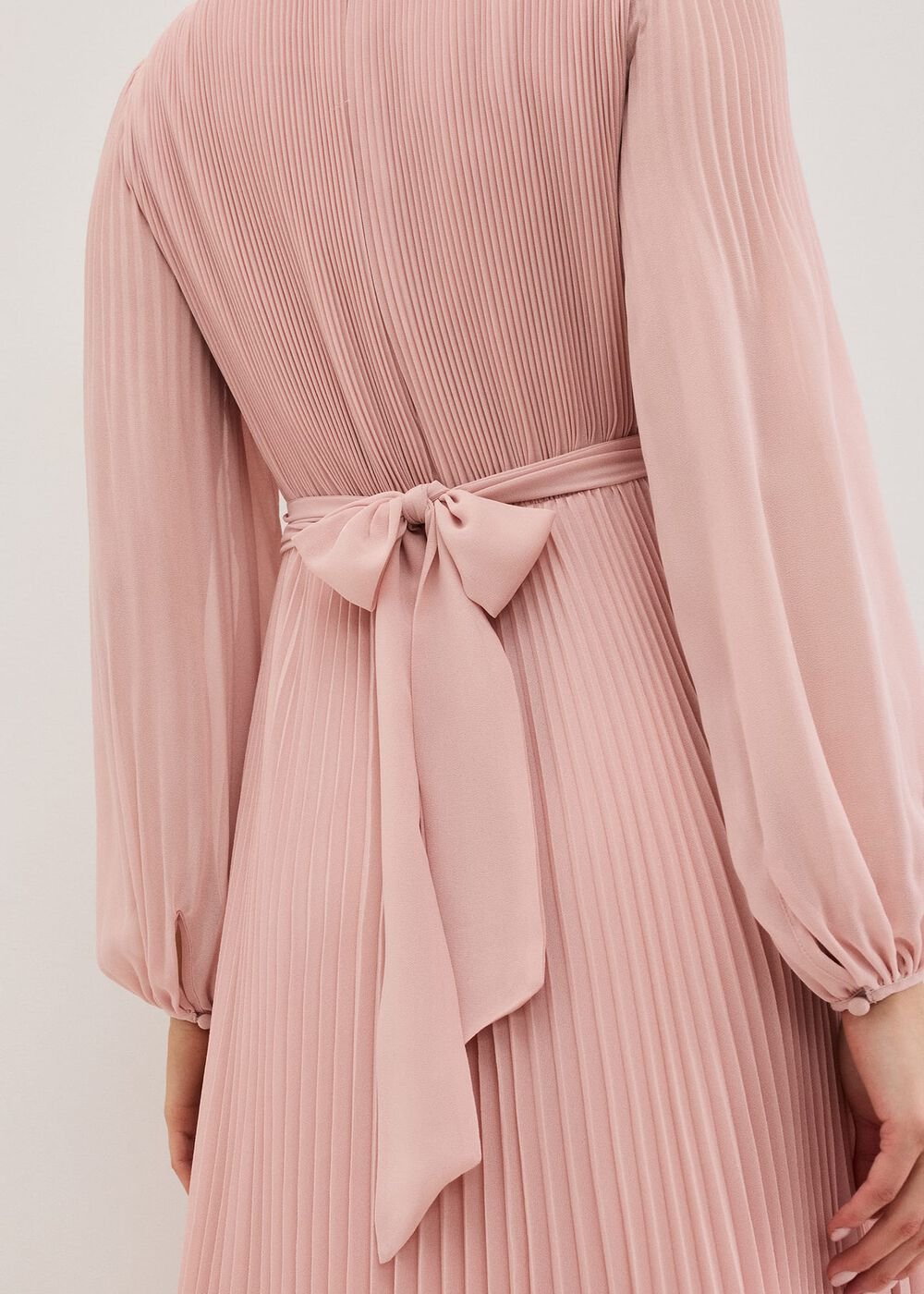 Isadora Pale Pink Maxi Dress - Pale Pink