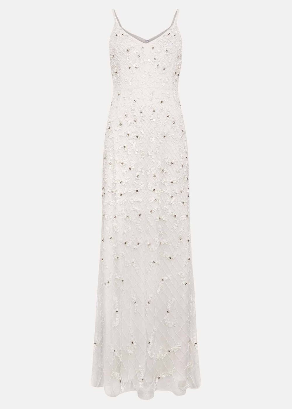Petite Alexia Embellished Maxi Dress - Ivory