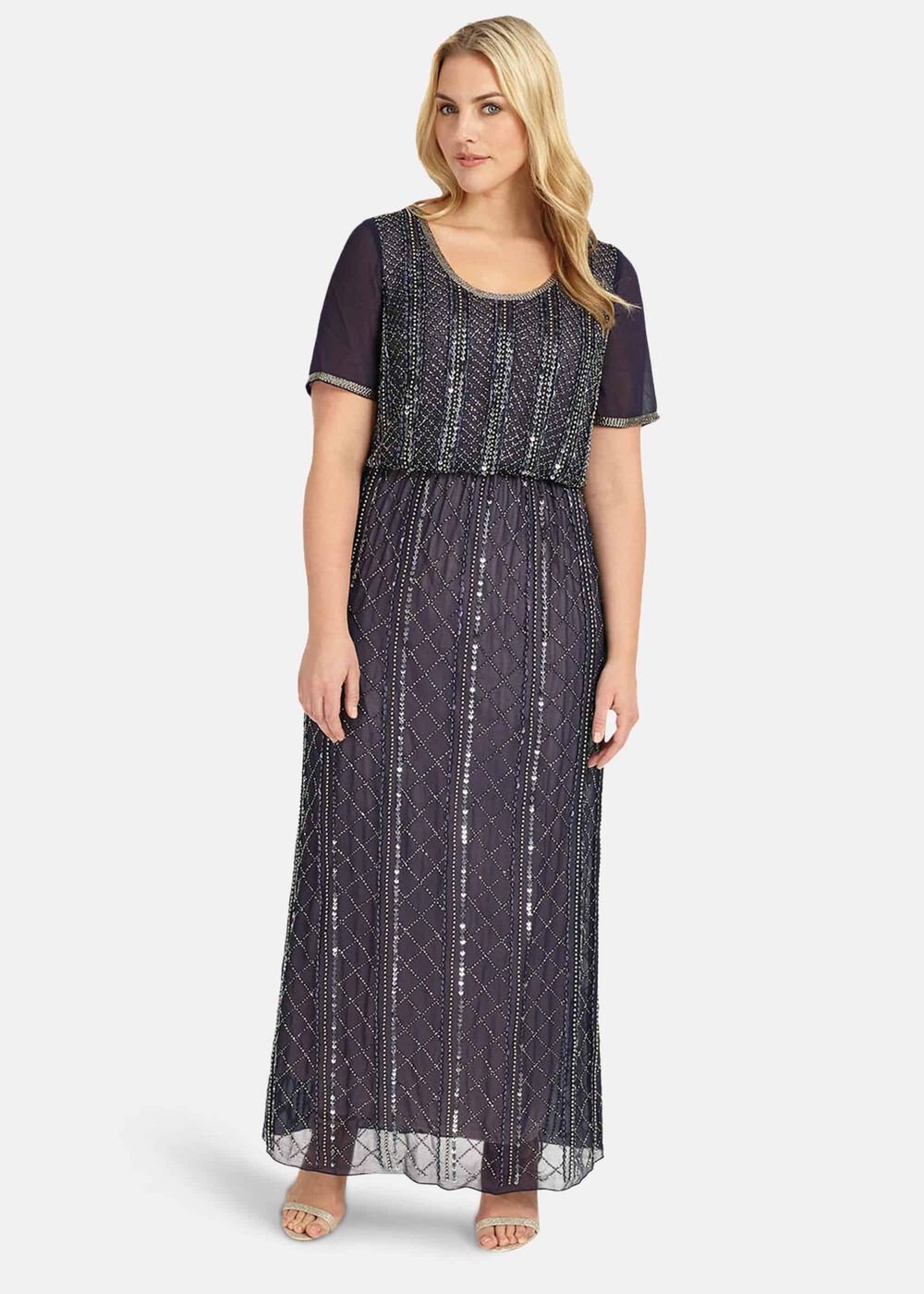 Aria Maxi Dress - Navy