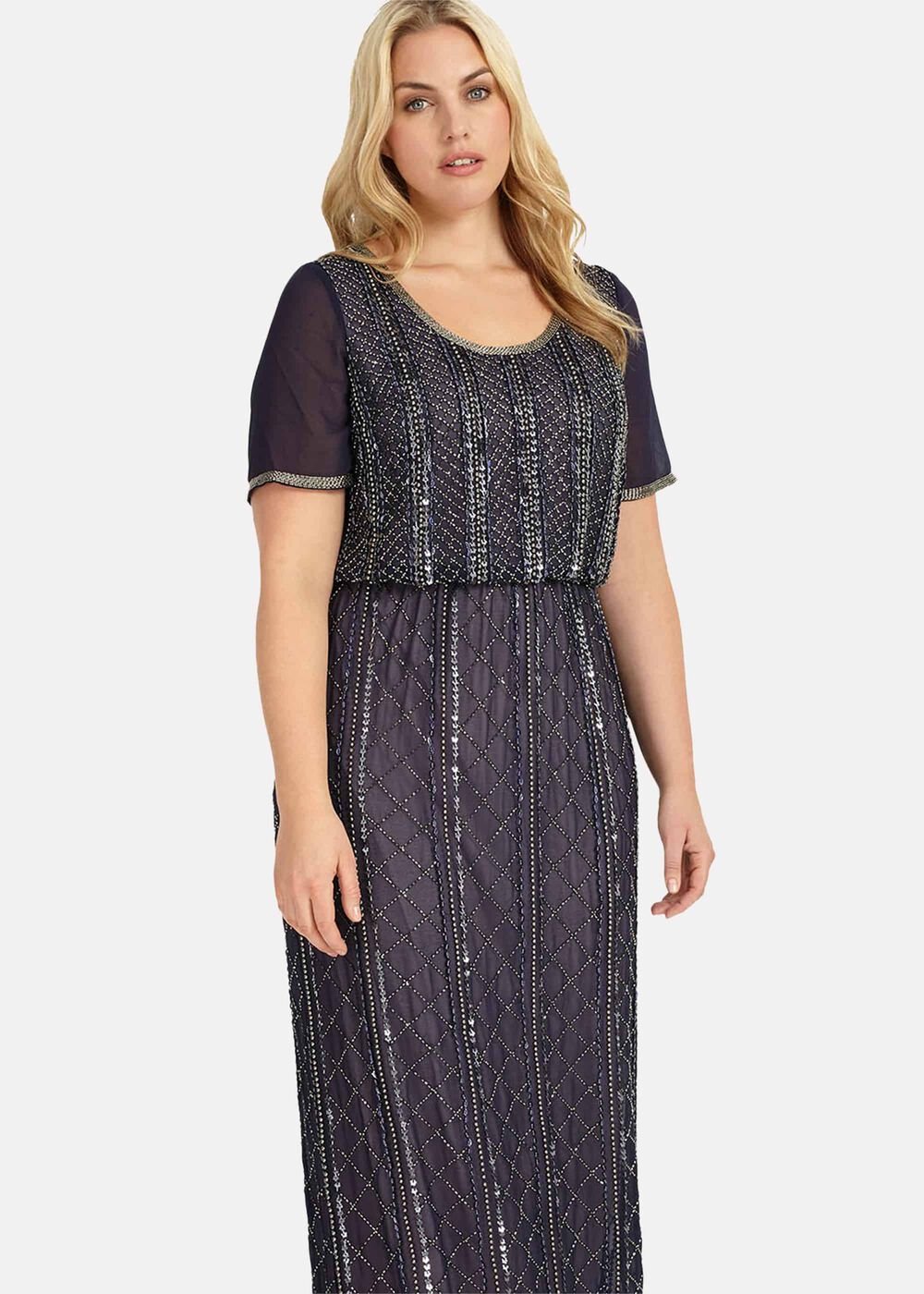 Aria Maxi Dress - Navy