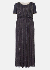 Aria Maxi Dress - Navy