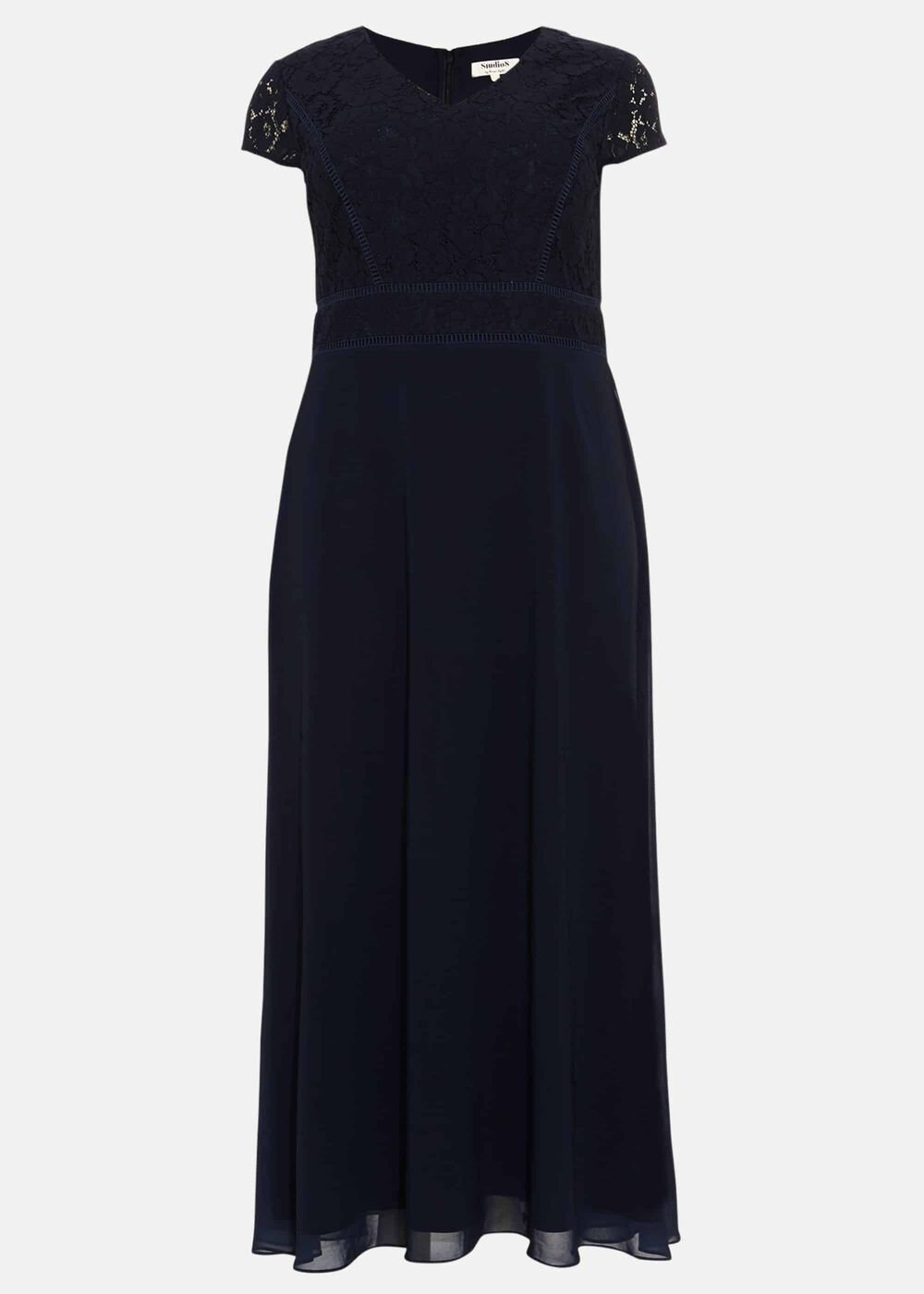 Gemma Lace Maxi Dress - Navy
