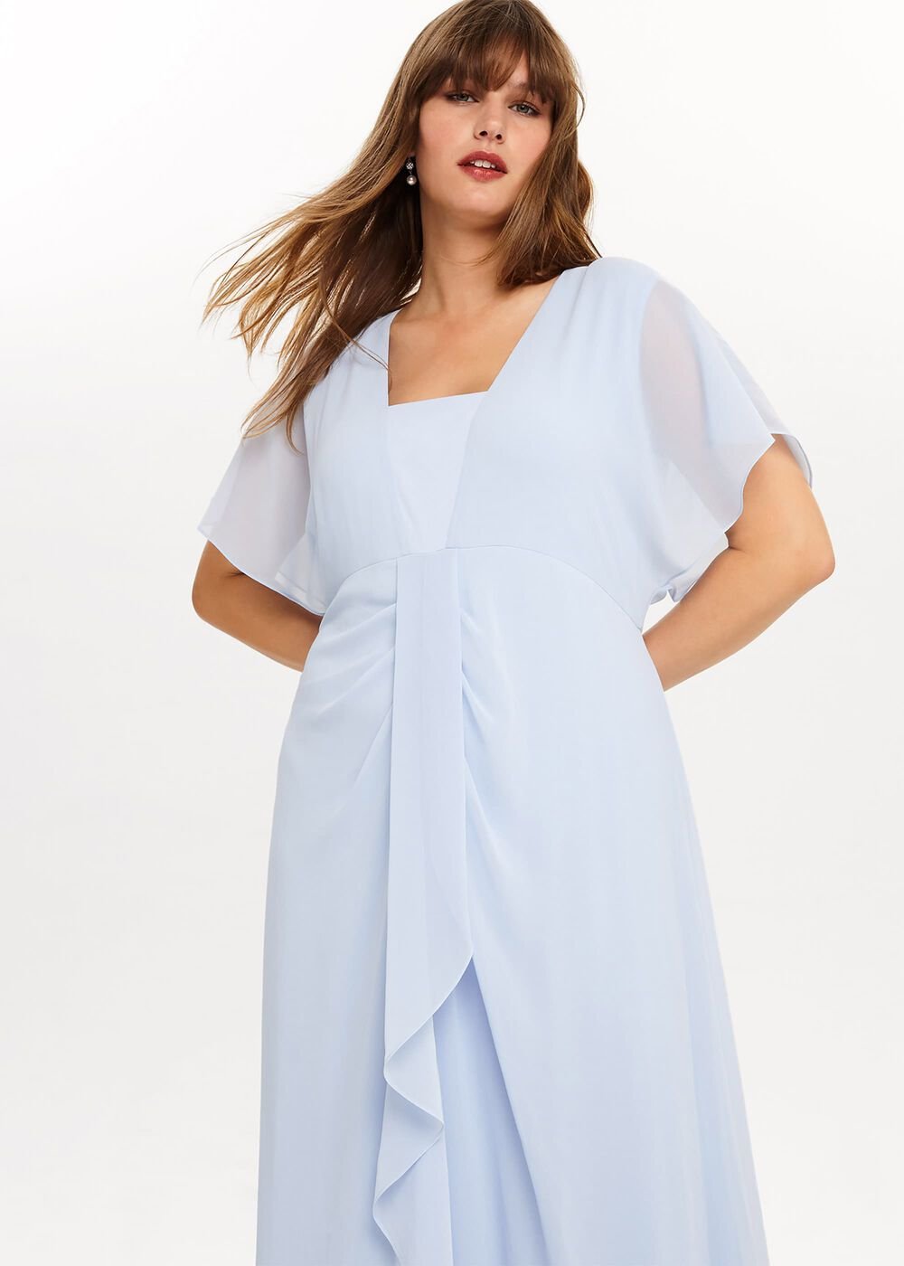 Olympia Maxi Dress - Pale Blue