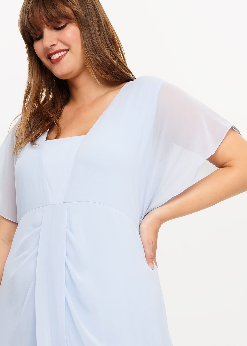 Olympia Maxi Dress - Pale Blue