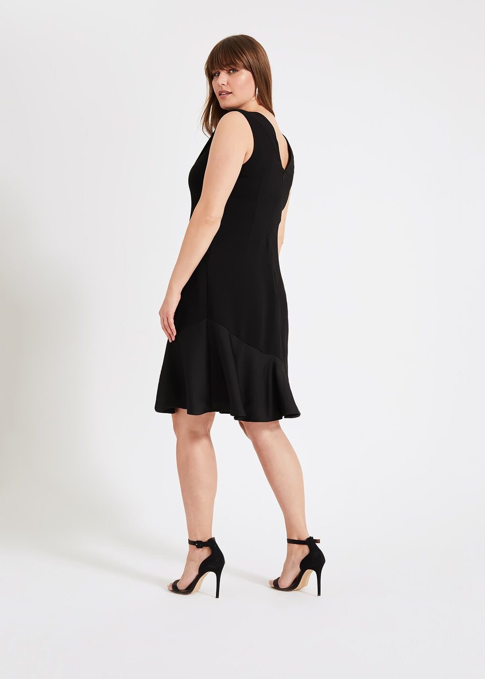 Paige Drape Dress - Black
