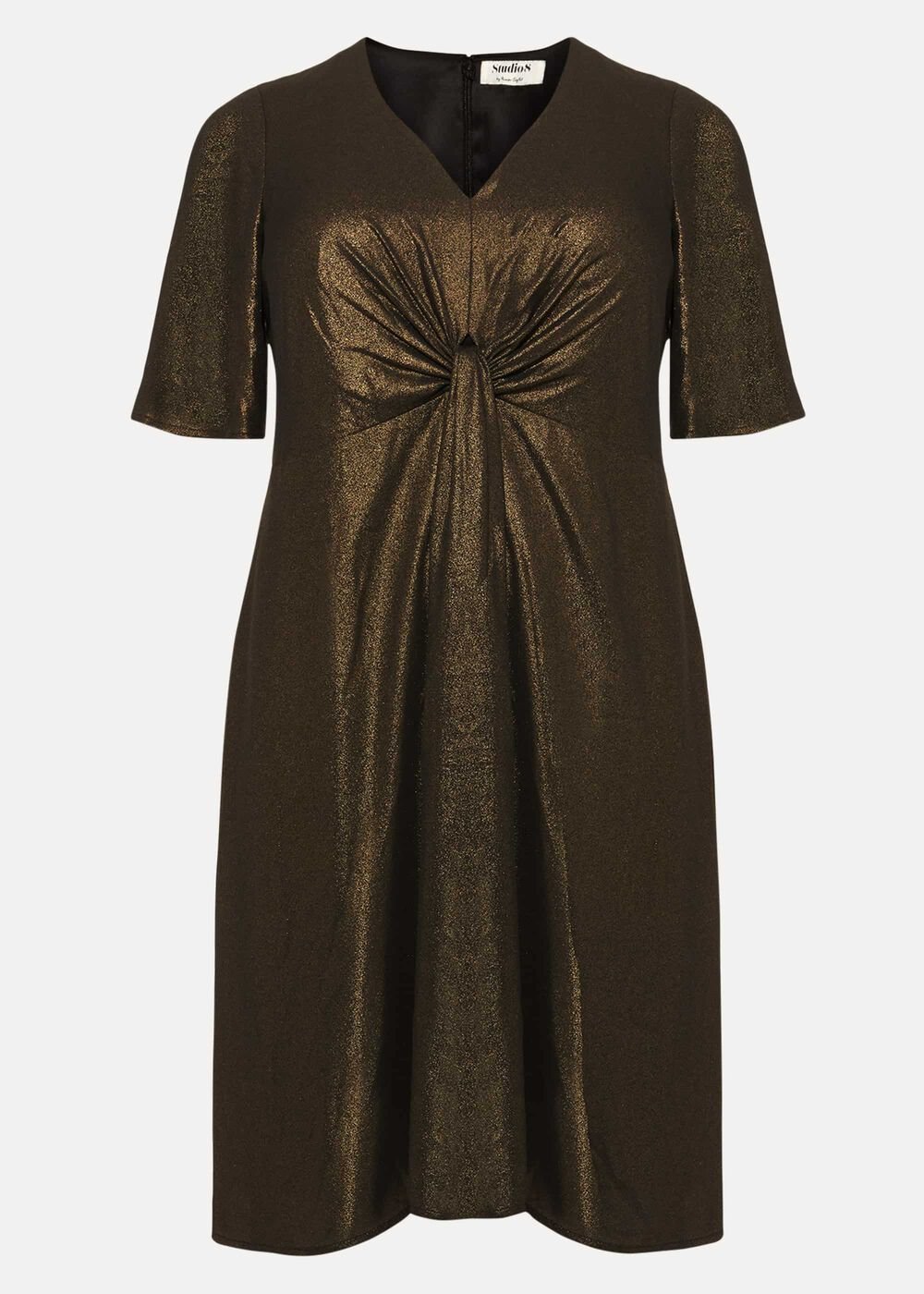 Wren Knot Dress - Gold