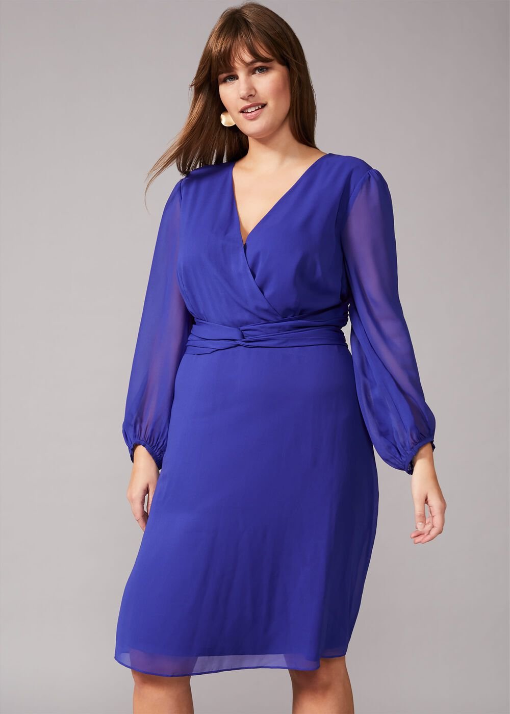 Felicity Twist Dress - Ultra-Violet