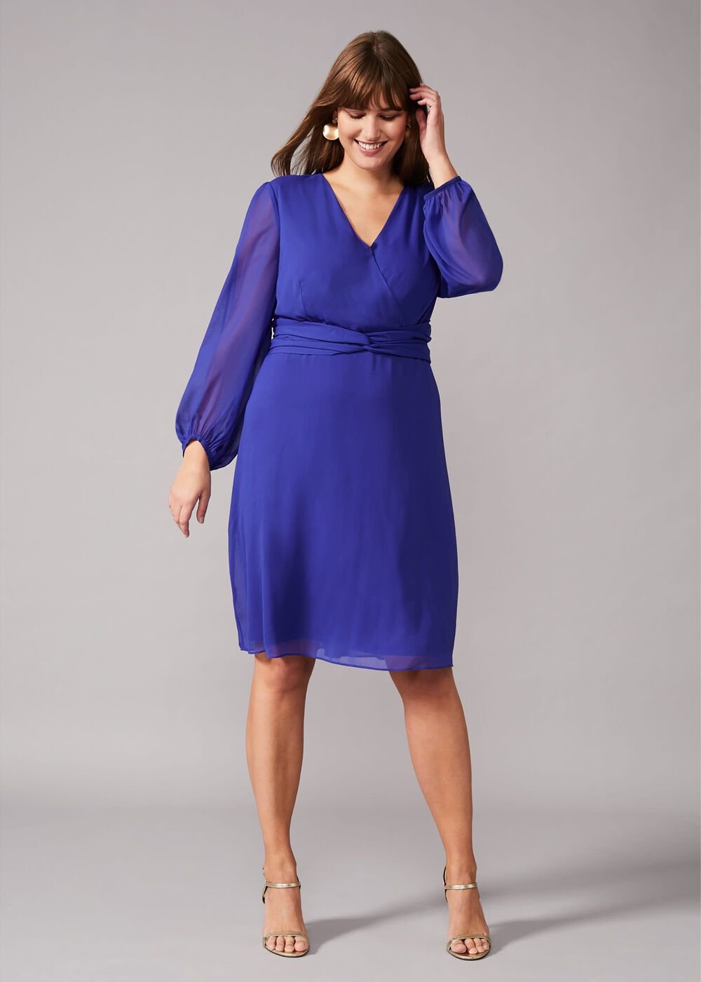 Felicity Twist Dress - Ultra-Violet