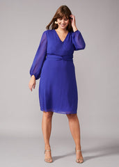 Felicity Twist Dress - Ultra-Violet