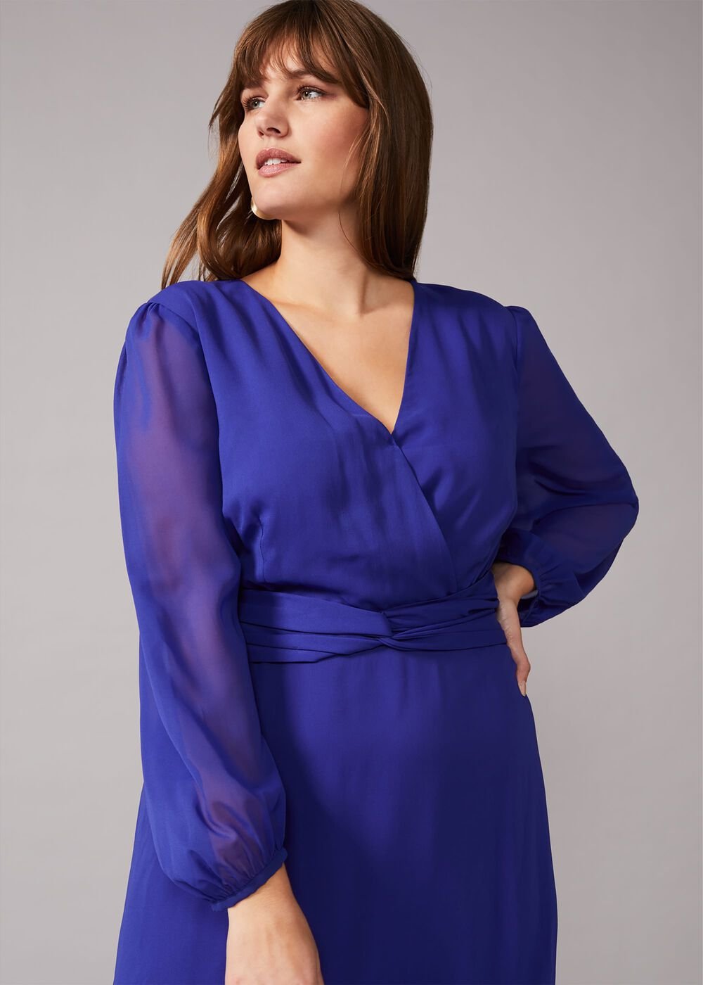 Felicity Twist Dress - Ultra-Violet