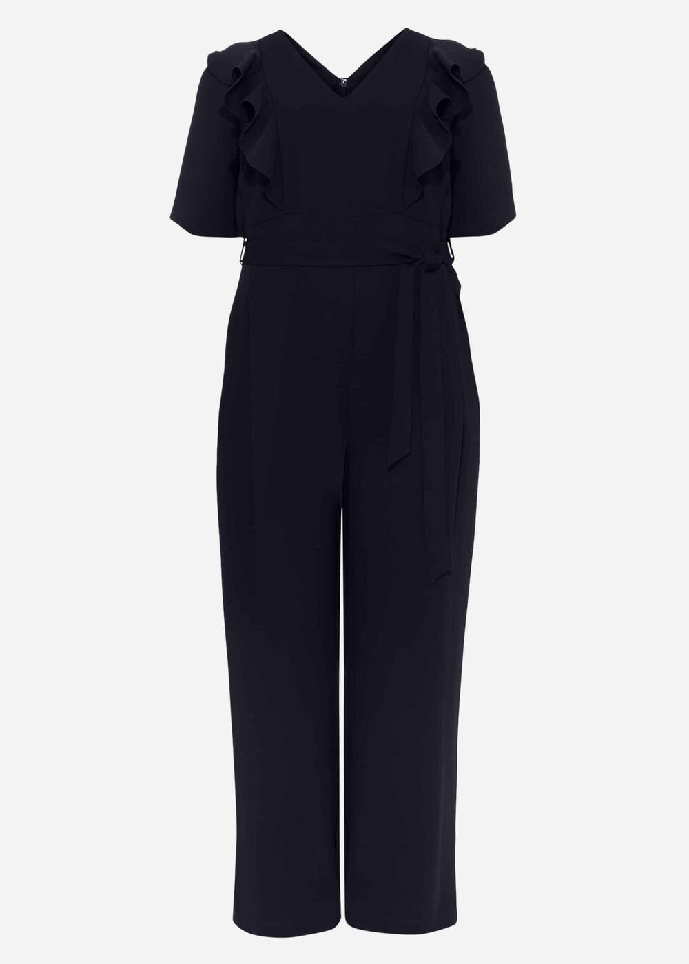 Marianna Frill Jumpsuit - Navy