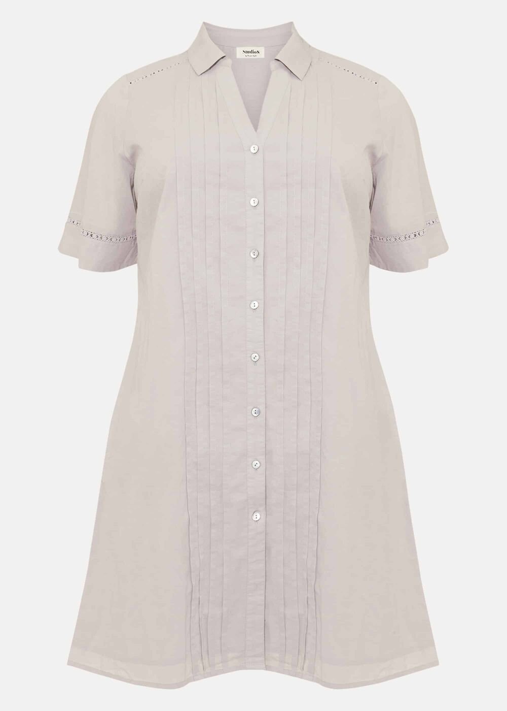 Mikayla Shirt Dress - Grey