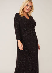 Sydney Sparkle Maxi Dress - Black Multi