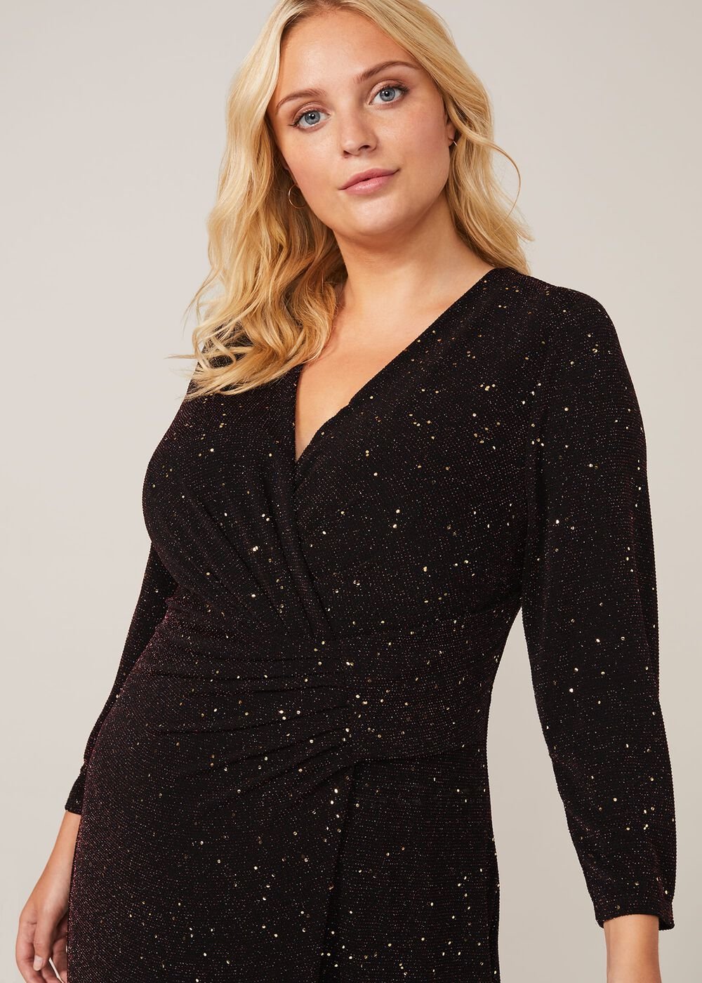 Sydney Sparkle Maxi Dress - Black Multi