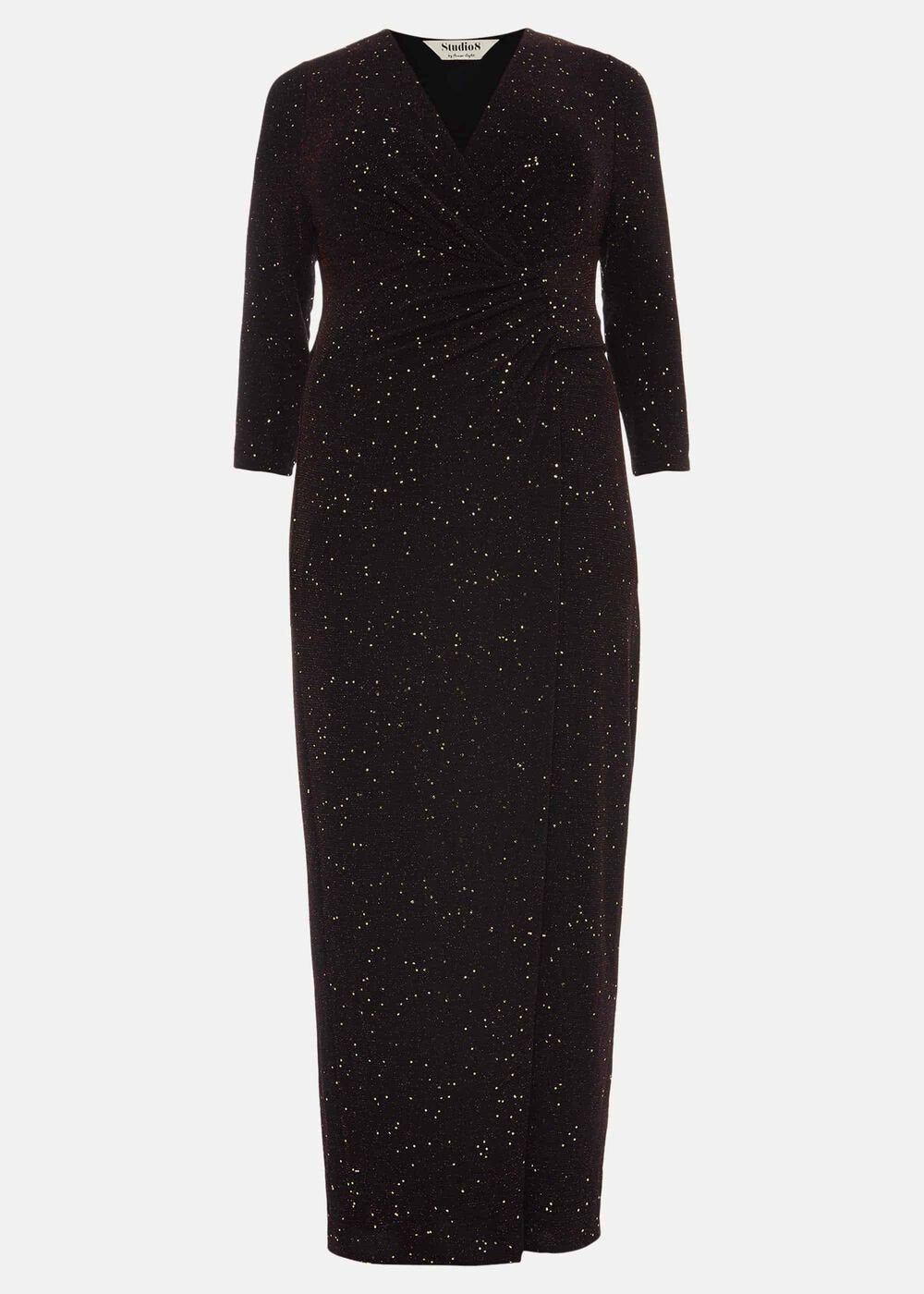 Sydney Sparkle Maxi Dress - Black Multi