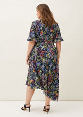 Isabella Floral Dress - Navy Multi