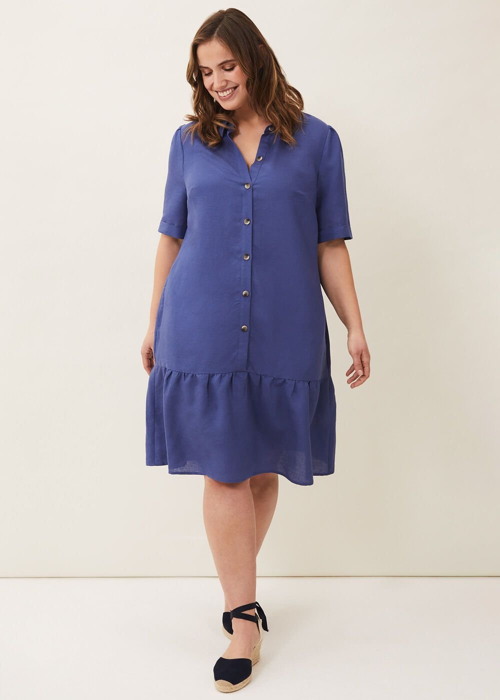 Riley Swing Dress - Blue