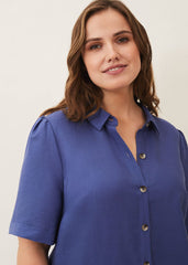 Riley Swing Dress - Blue