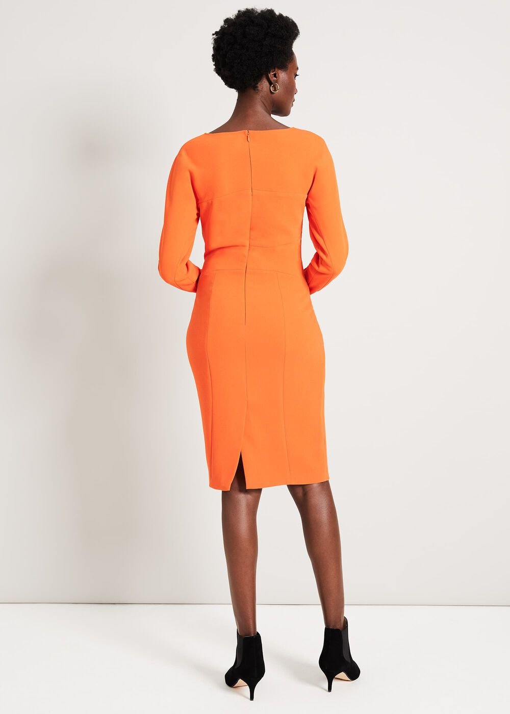 Valo Batwing Dress - Orange