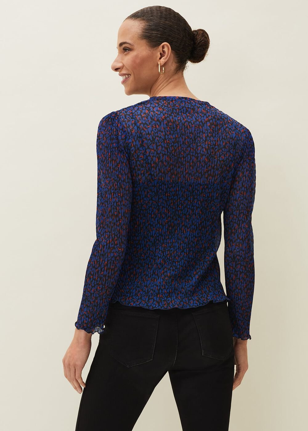 Talia Animal Top - Multi-Coloured