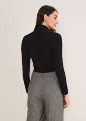 Anabelle Ruched Top - Charcoal