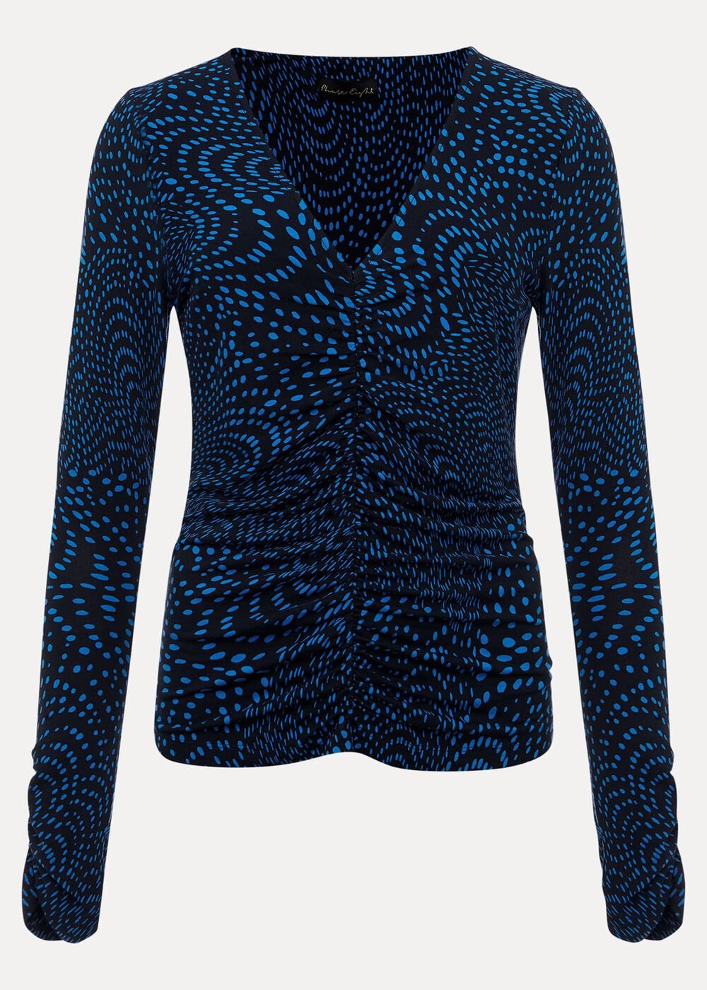 Pinna Ruched Top - Cobalt/Navy