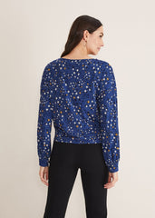 Felisity Star Tie Top - Blue