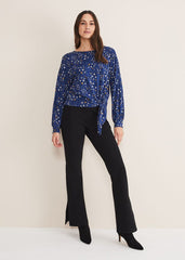 Felisity Star Tie Top - Blue