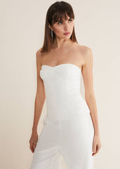 Lohra Corset Top - White