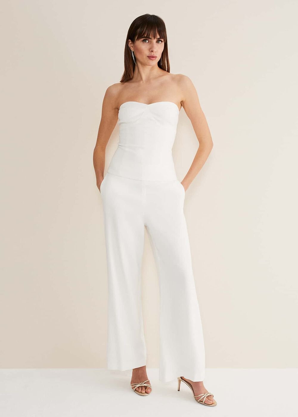 Lohra Corset Top - White