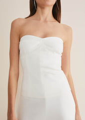 Lohra Corset Top - White