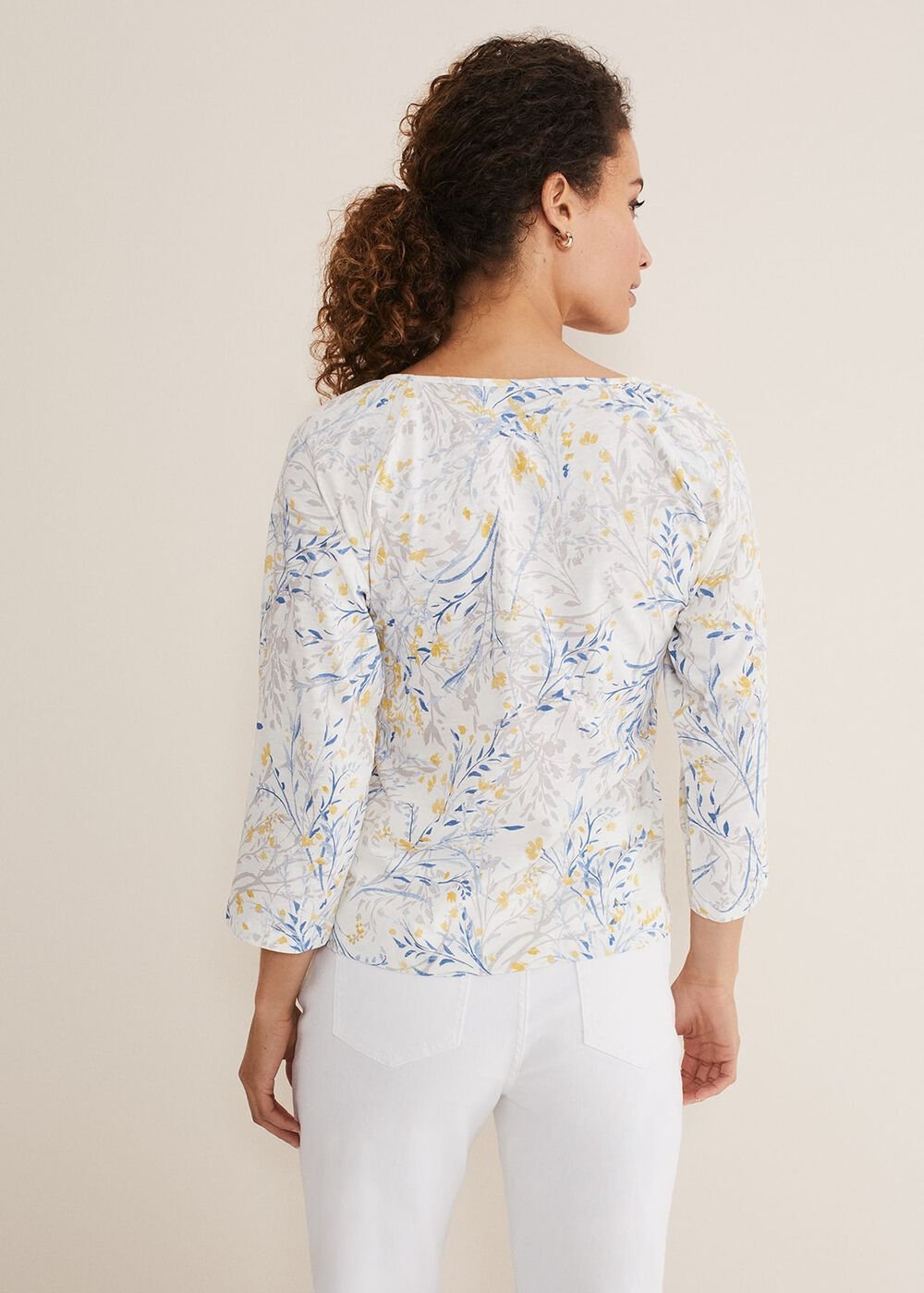 Candie Watercolour Top - Multi-Coloured