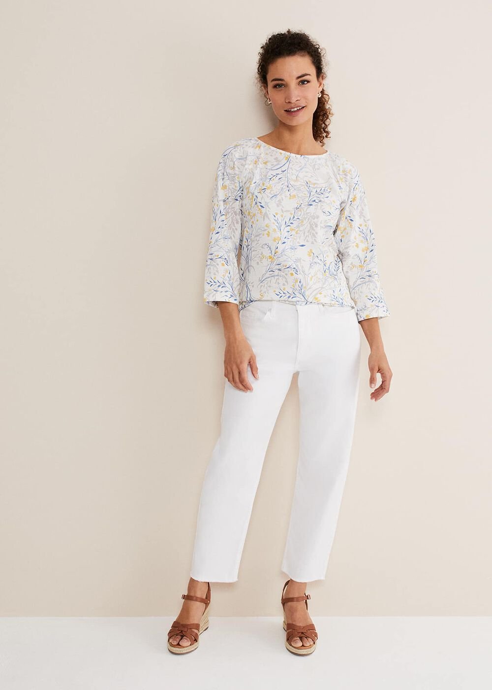 Candie Watercolour Top - Multi-Coloured