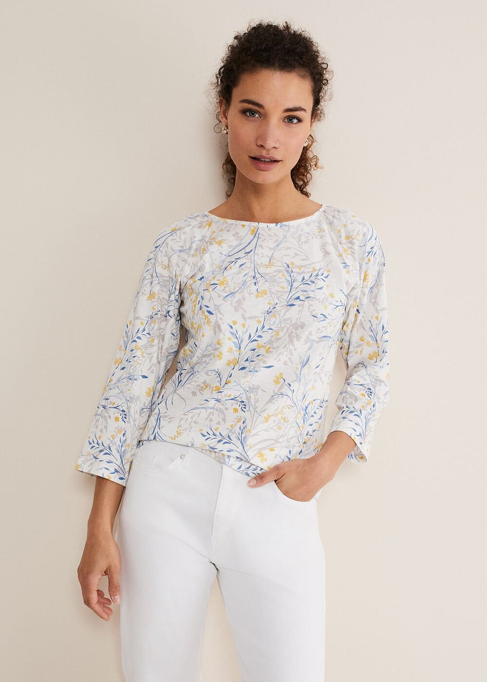 Candie Watercolour Top - Multi-Coloured