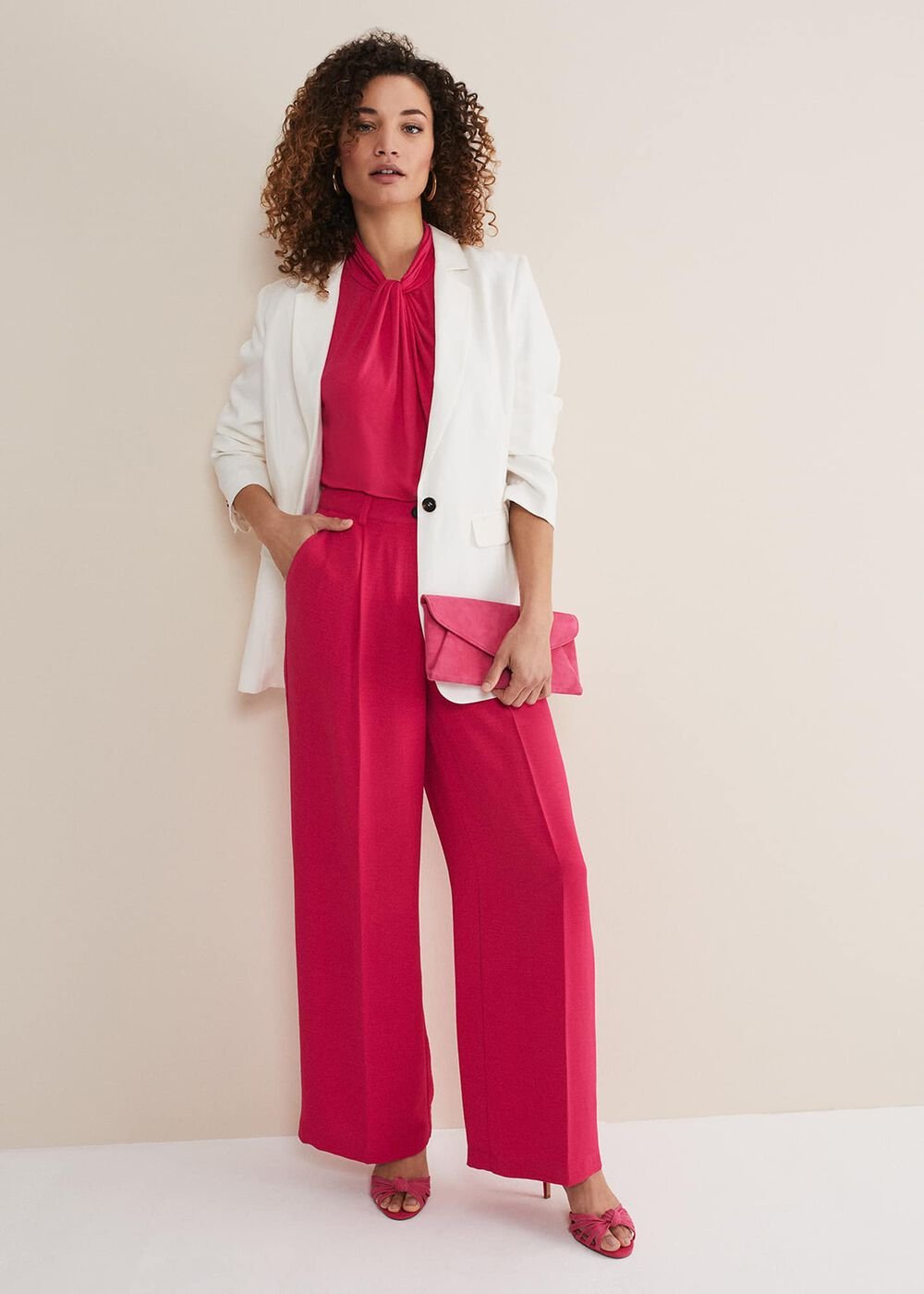 Reign Jersey Top - Hot Pink