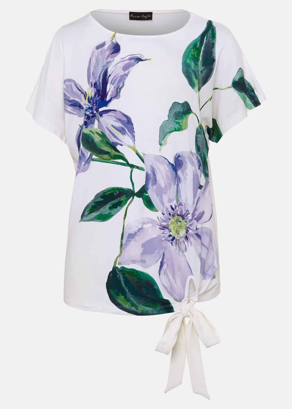 Fiorella Tie Front Top - Ivory