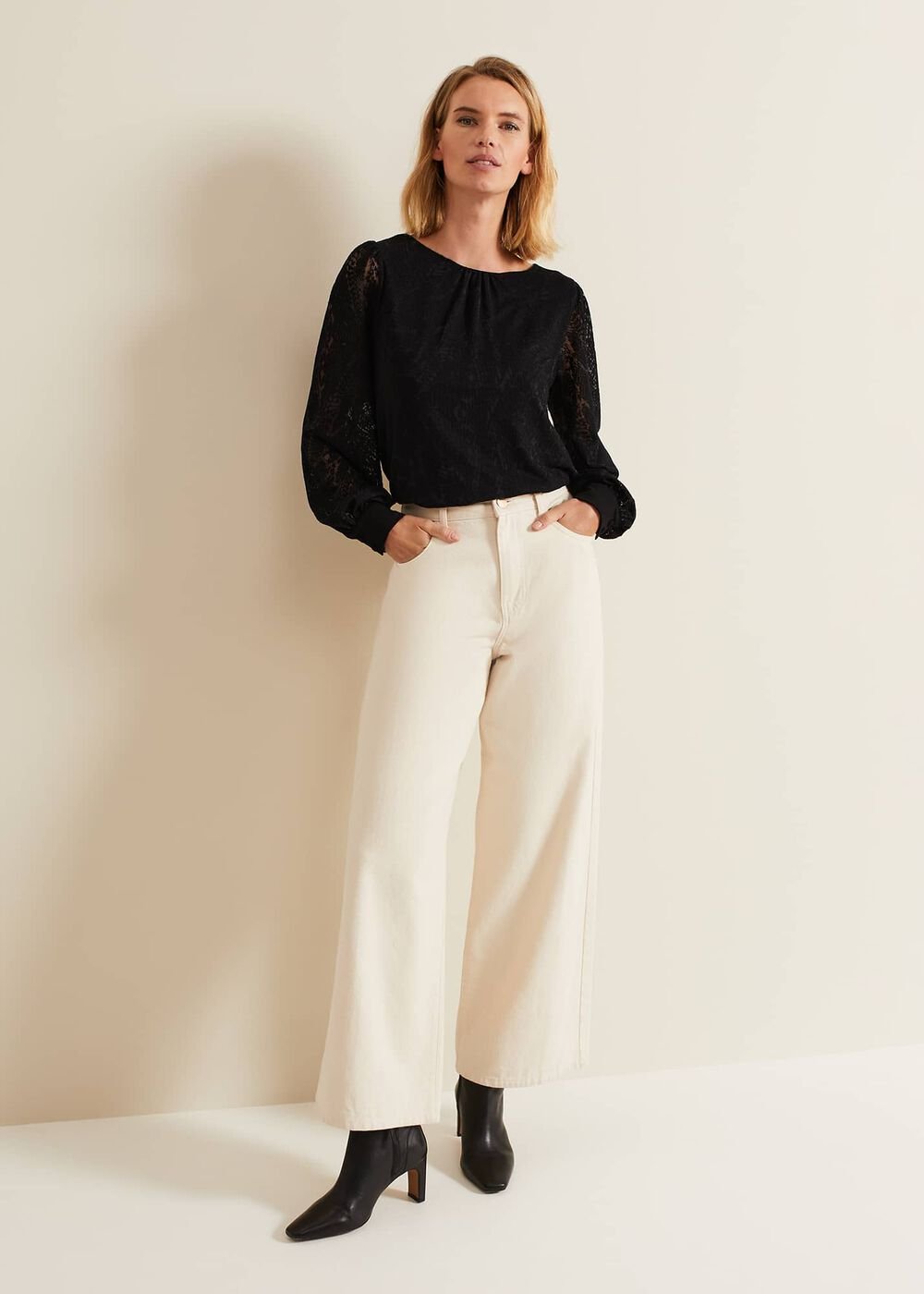 Azarliah Snake Burnout Top - Black