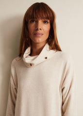 Gwen Eyelet Snuggle Top - Oatmeal