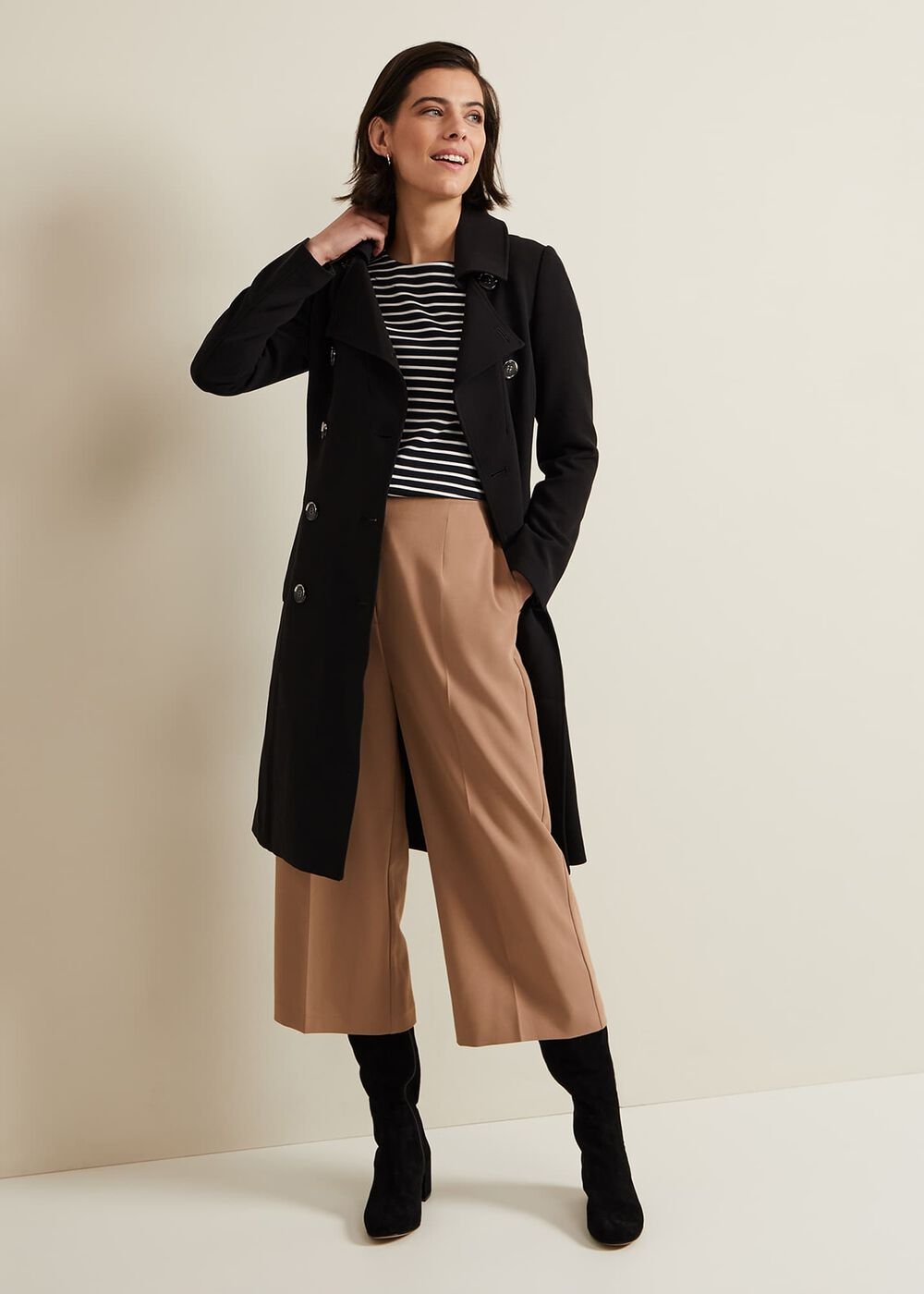 Orabella Stripe Top - Navy