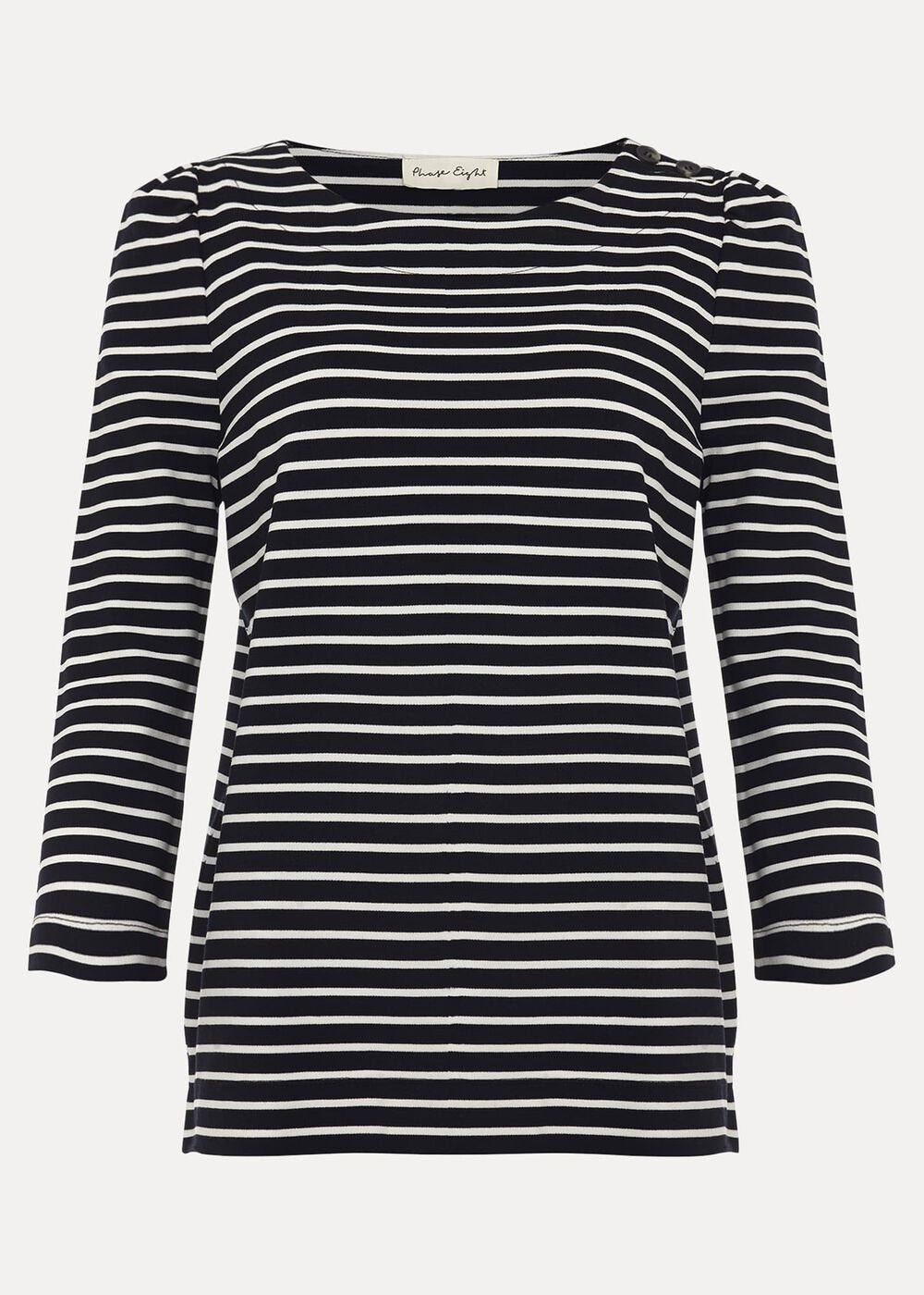 Orabella Stripe Top - Navy