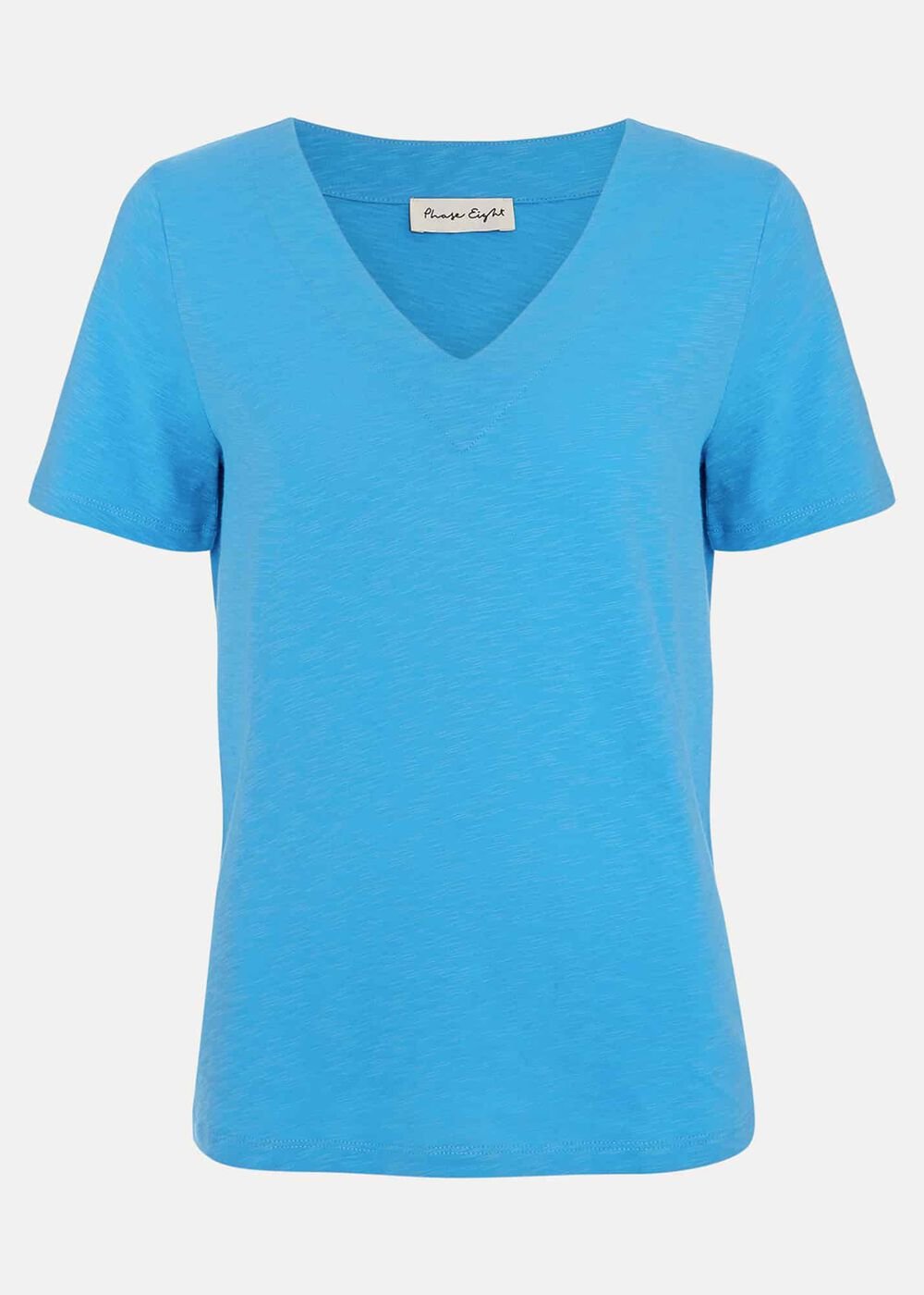 Elspeth V Neck Top - Blue