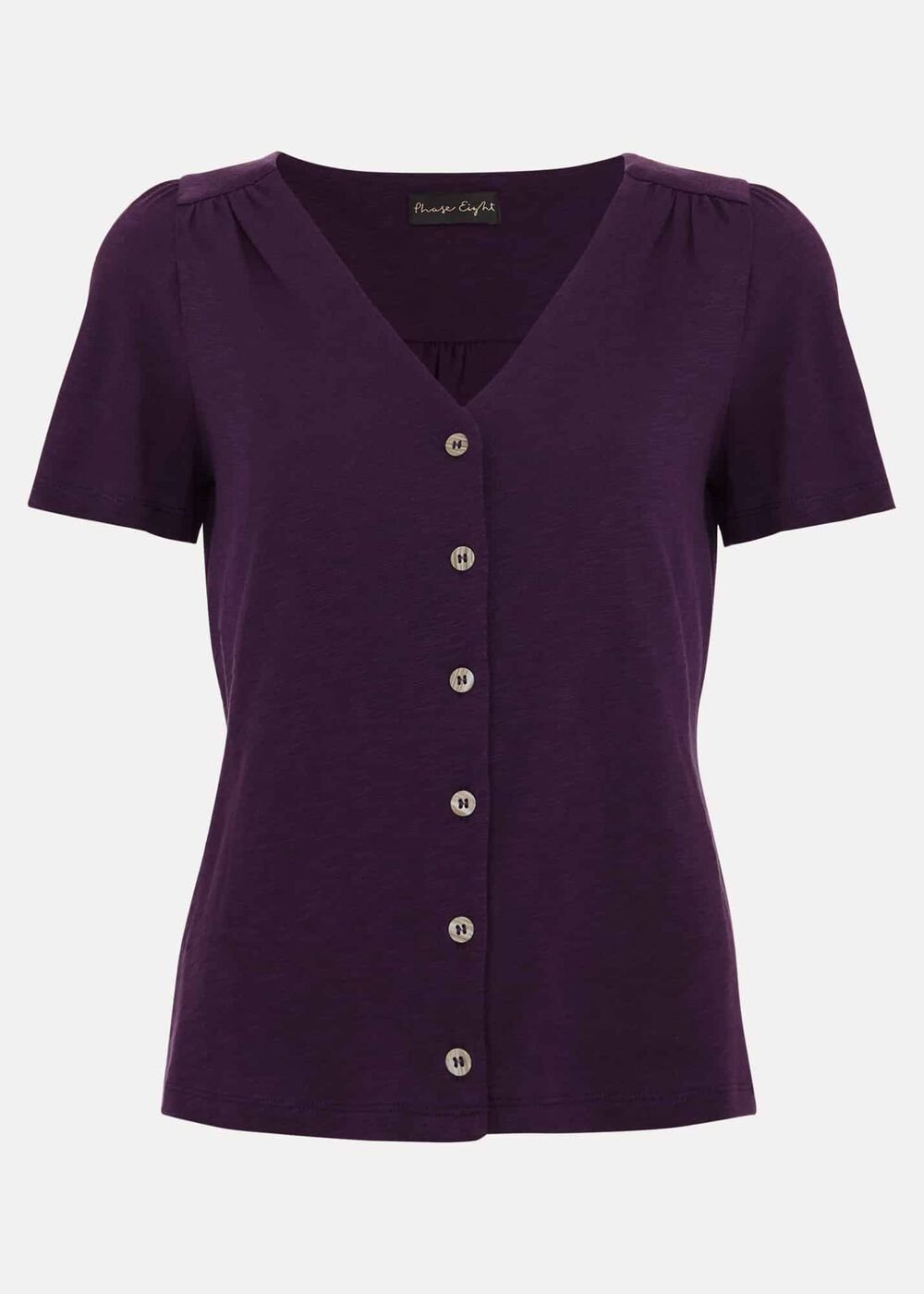 Lorenna Jersey Top - Purple